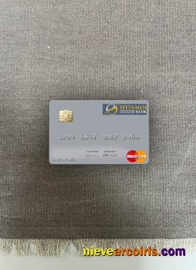 Tajikistan Spitamen Bank mastercard photolook